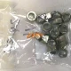AZ900388140001 Tuerca Hexagonal De Inserción No Metálica Tipo Im14×1.5 Tratamiento De Superficie Dacromet
