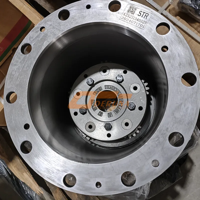 AZ9231340329 Flatbed Gearbox With Satellite