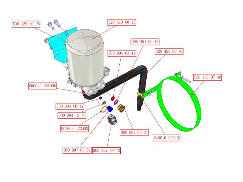 Beiben Dryer (APU) Module