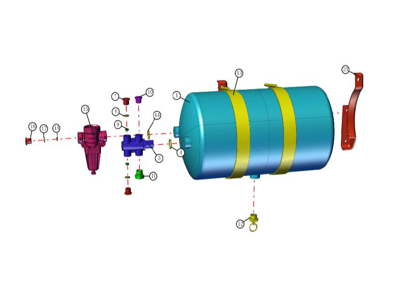 Beiben Parking Cylinder Module