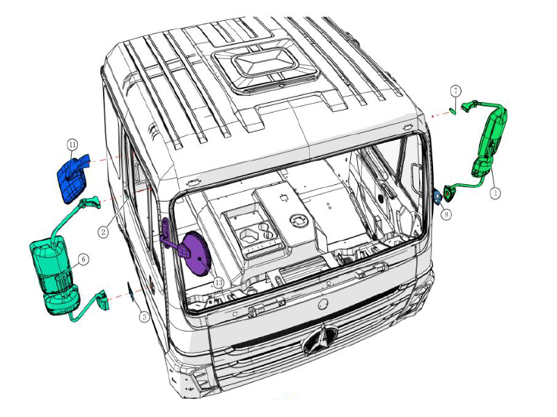 Beiben Rear View