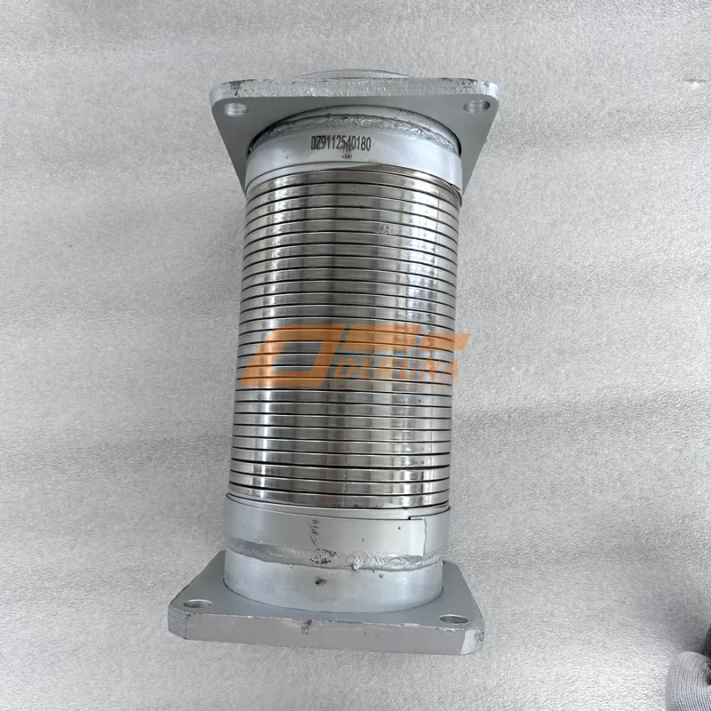 DZ9112540180 Rizado de escape D=95 L=280 (Brida cuadrada)