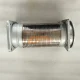 DZ9214540221 Exhaust Bellows D=120 L=270 With Mesh (Square Flange)