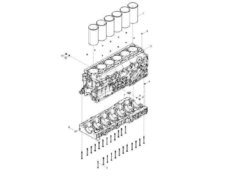 FAW Engine Aseembly-Engine Block Group