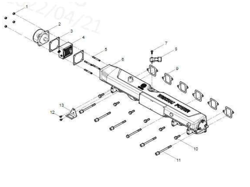 FAW Engine Aseembly-Intake Manifold Group