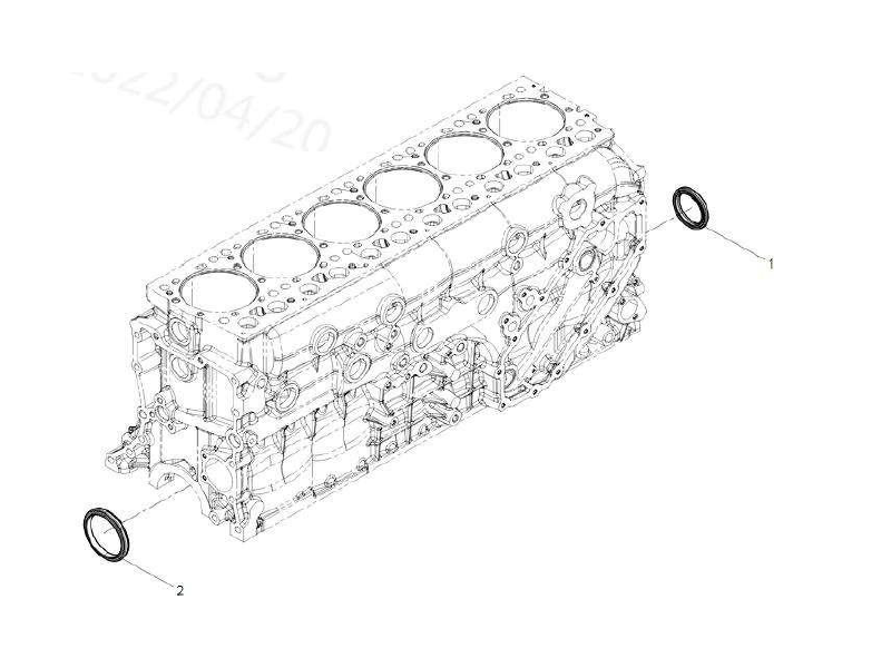 FAW Engine Aseembly-Oil Seal Combination Group