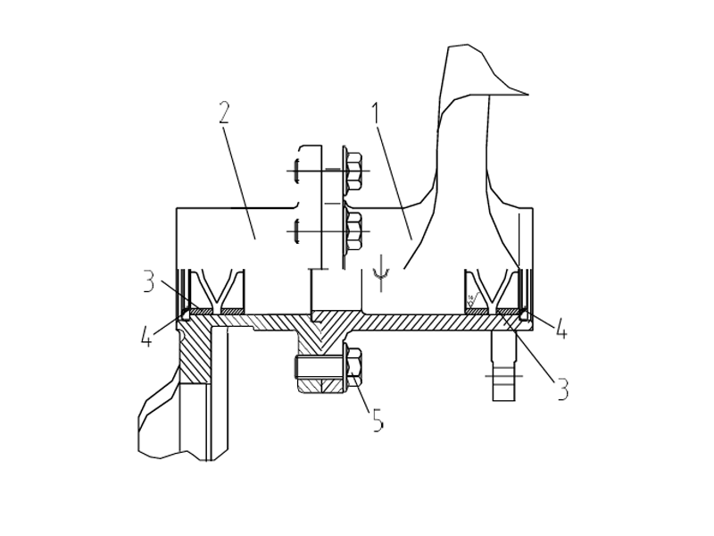 FAW Front Axle Assembly - Brake Bracket & Cam Bracket Assembly