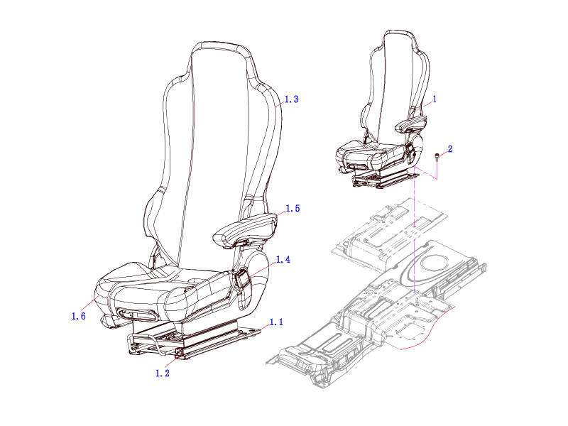 FAW Front Seat Logic Assembly