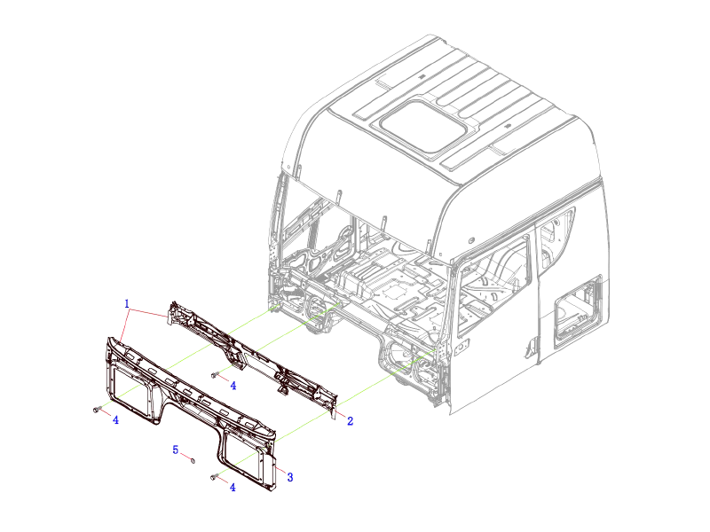 FAW Front Wall Inner Plate Assembly