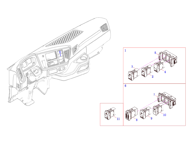 FAW Functional Switch Assembly 1