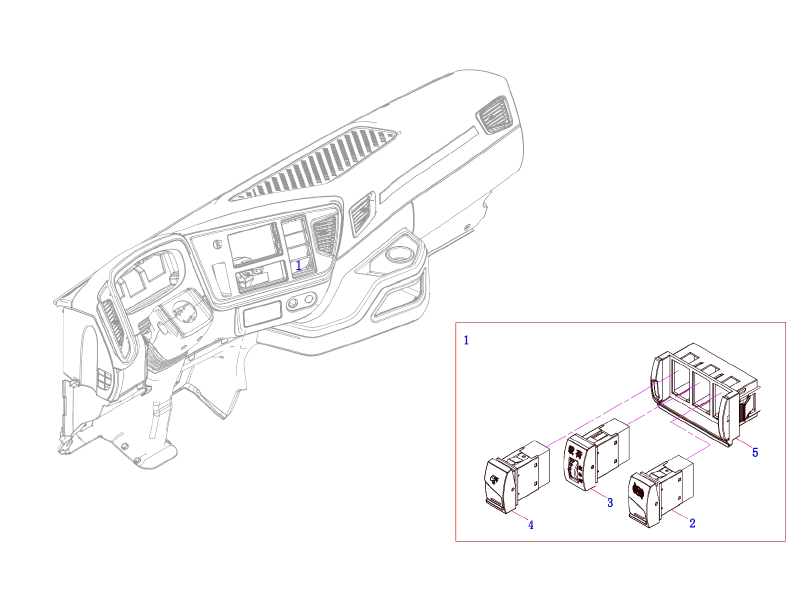 FAW Functional Switch Assembly 3