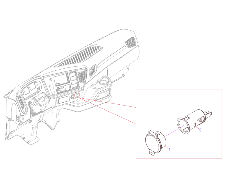 FAW Power Supply Socket Logic Assembly