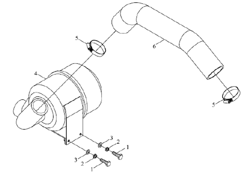 Foton 11-Air Cleaner Assembly