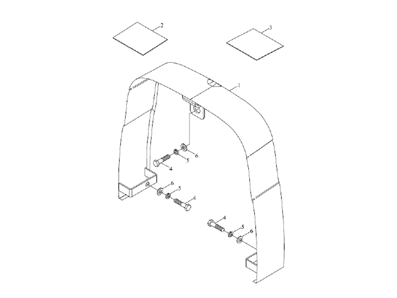 Foton Bonnet Extension AssemblyFoton Bonnet Extension AssemblyFoton Bonnet Extension Assembly