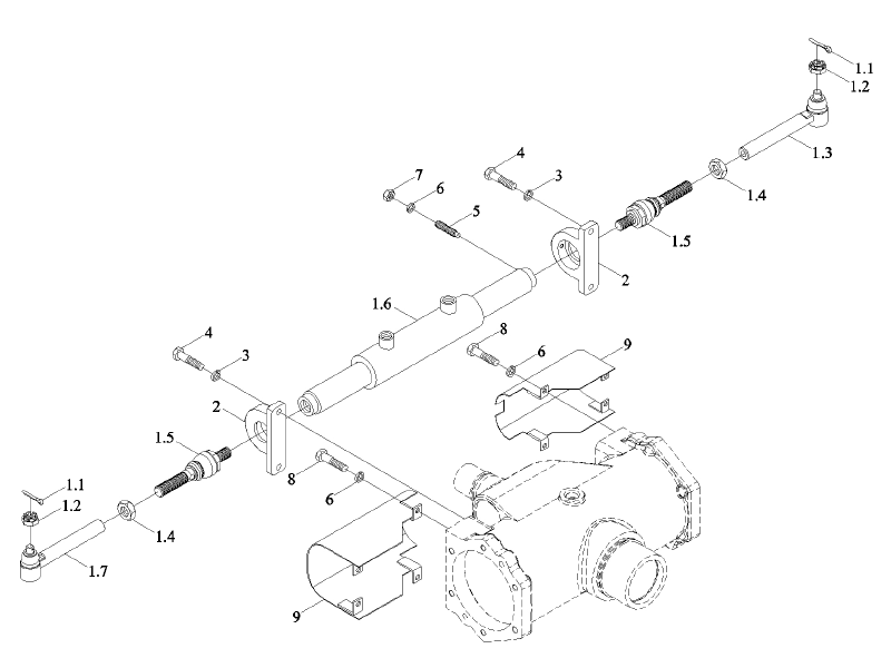Foton Front Driving Axle Assembly-3