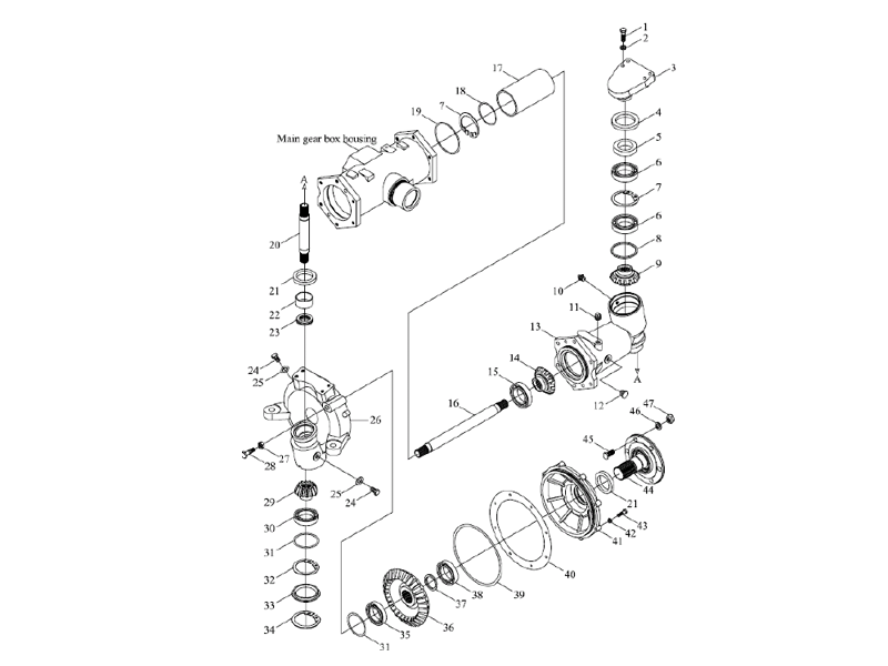 Foton Front Driving Axle Assembly-4