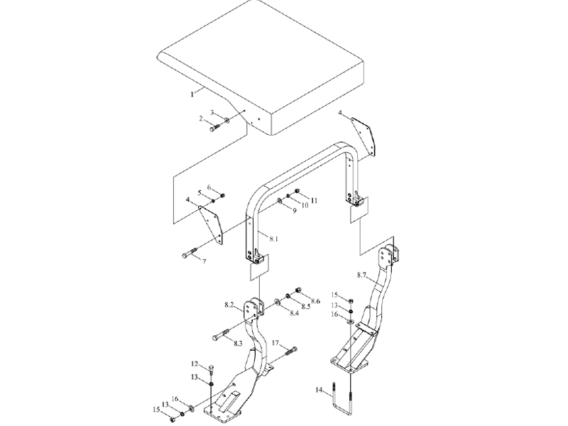 Foton Safety Frame Assembly