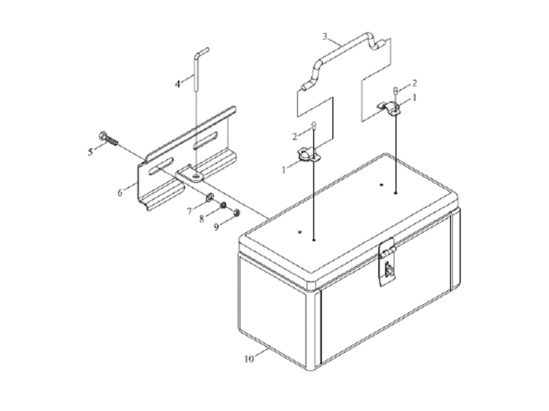 Foton Tool Box Assembly