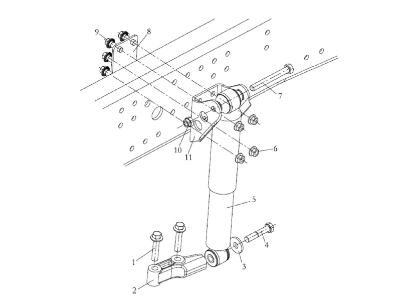 Shacman X6000 Front Absorber