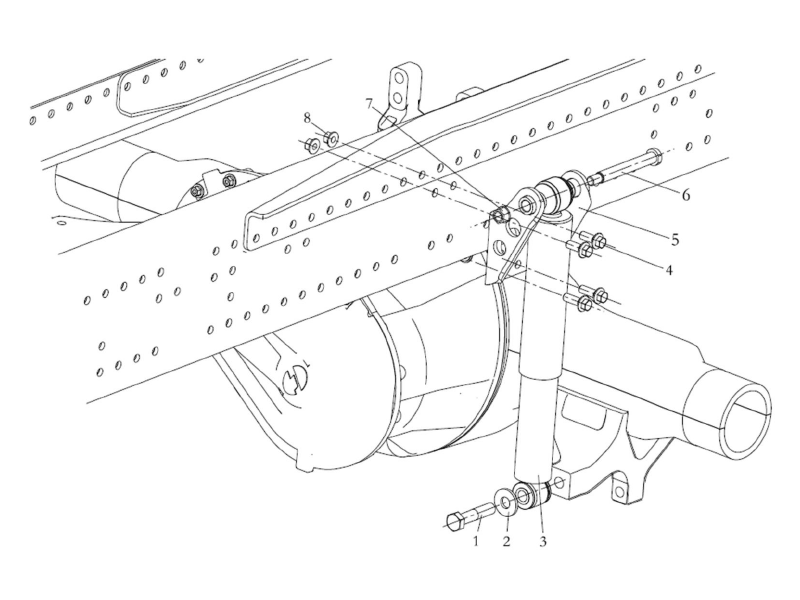 Shacman X6000 Rear Absorber