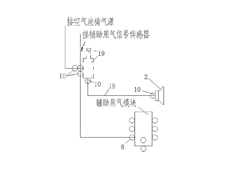 Sinotruk Howo A7 Double Air Horn Operate Device