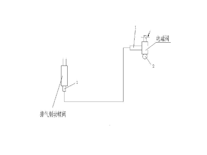 Sinotruk Howo A7 Engine Exhaust Brake And Operate Device