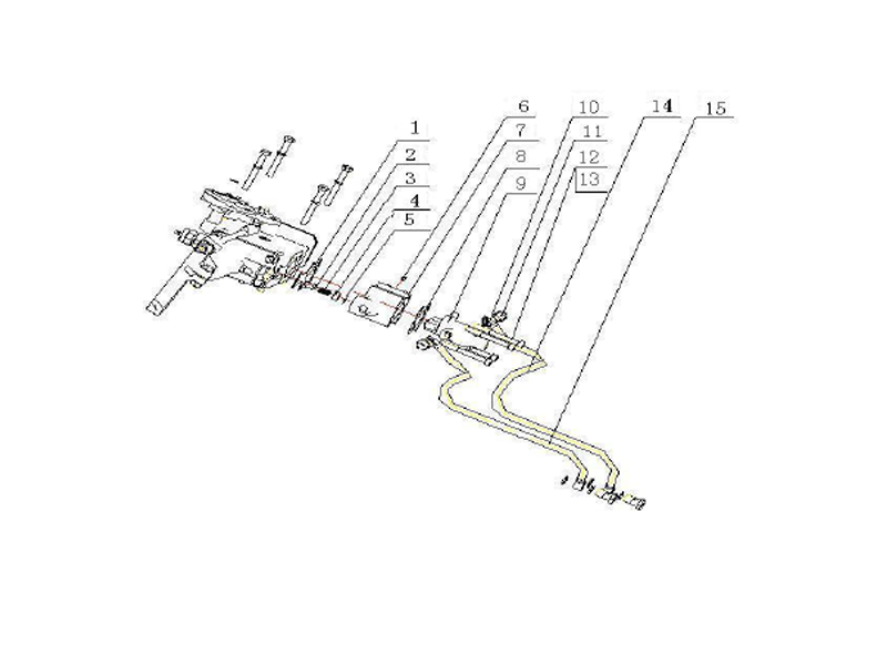 Sinotruk Howo A7 Pneumatic Tube Valve Component (Develop)