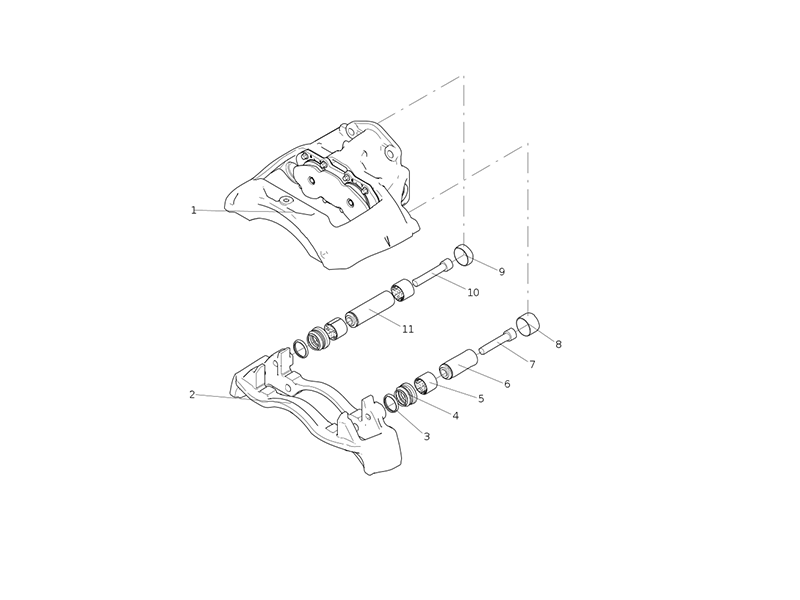Sitrak Clamp Body Assembly (Left)