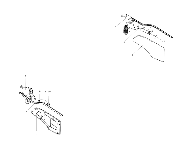 Sitrak Door Inner Trim Panel Assembly (Narrow Body)