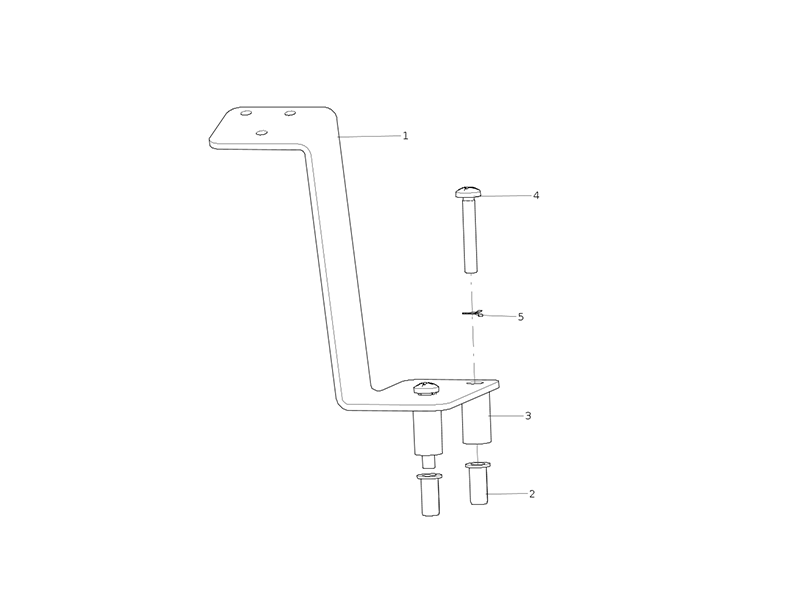 Sitrak Dump Truck Lift Control Valve Bracket
