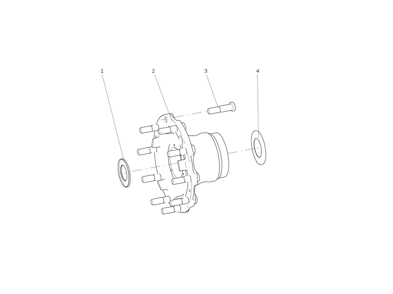 Sitrak Front Hub Assembly