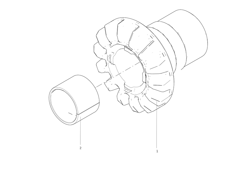 Sitrak Rear Half Shaft Gear Assembly