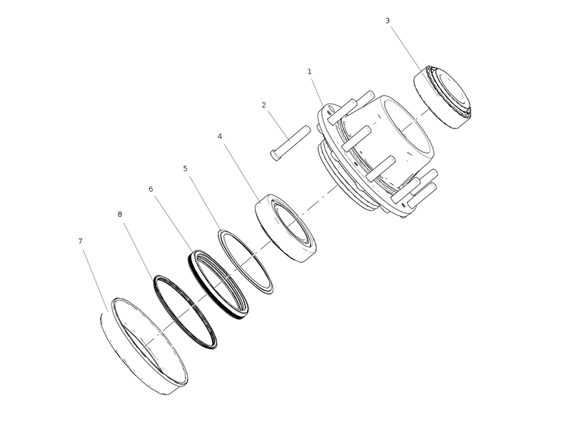Sitrak Rear Hub Assembly