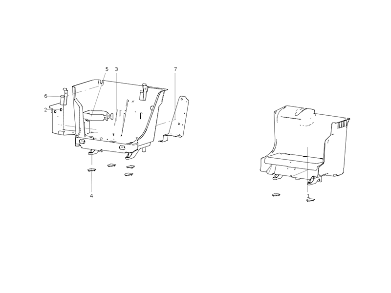 Sitrak Short Cab Toolbox