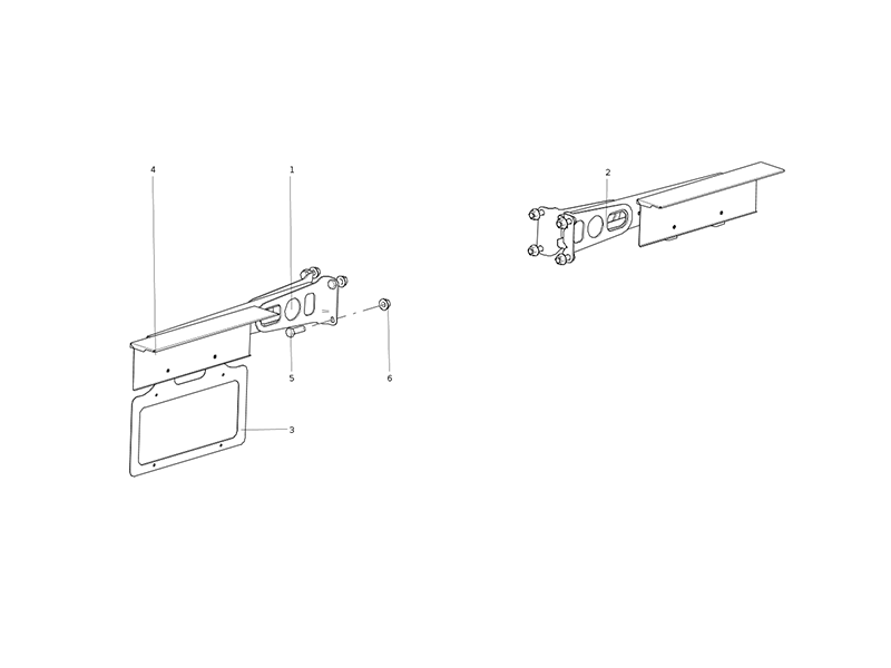 Sitrak Tail Light Bracket Assembly (C5h)
