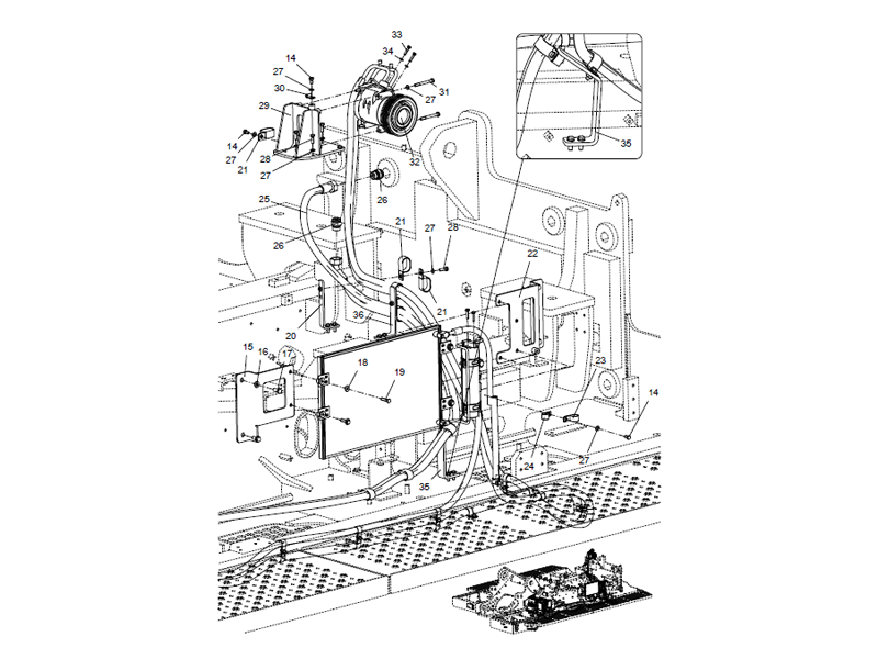 XCMG Air Conditioning System