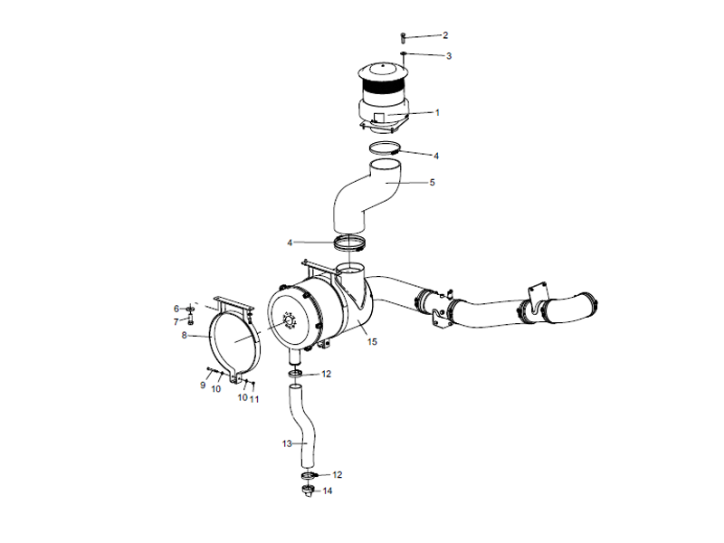 XCMG Air Filter System