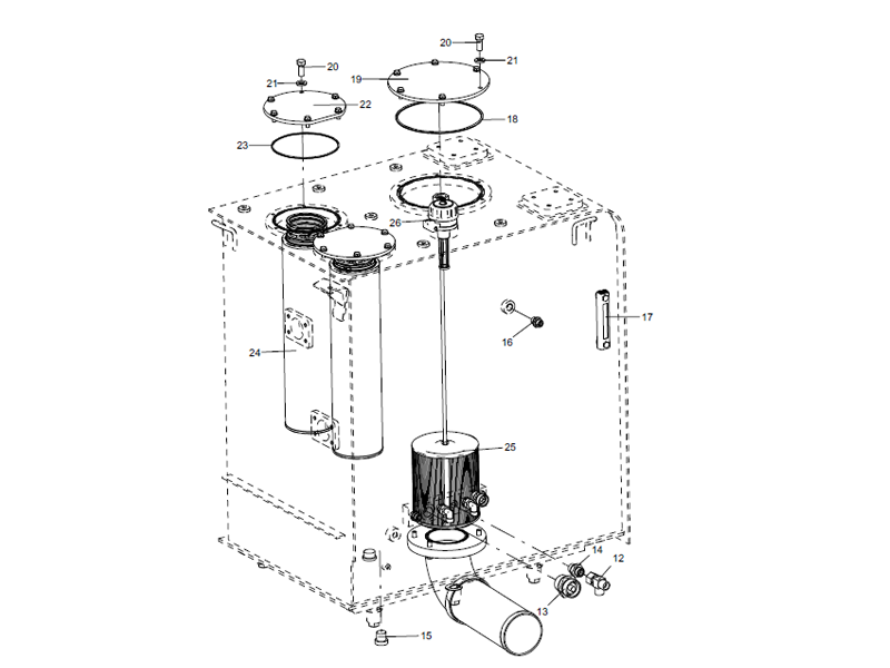 XCMG Oil Tank