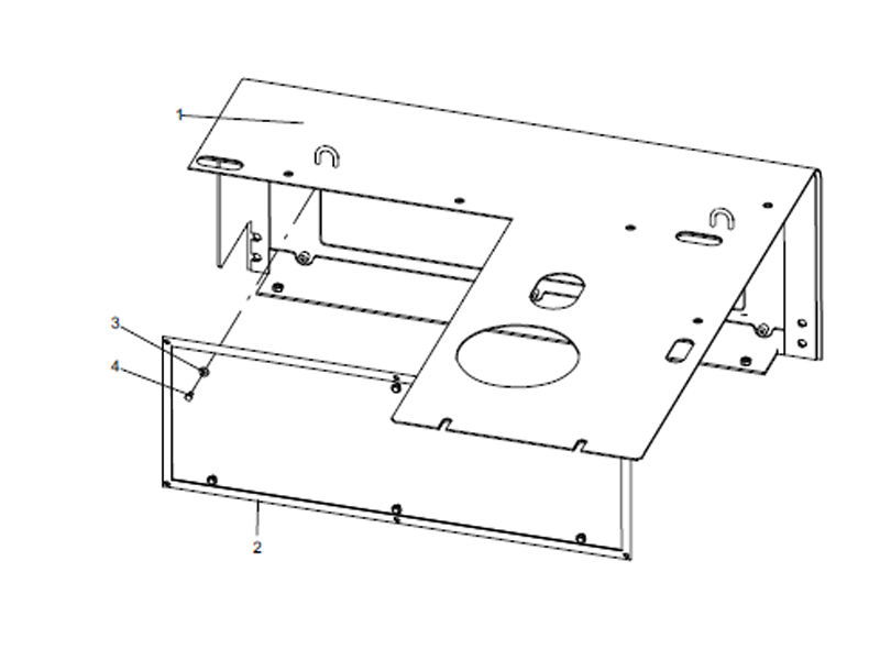 XCMG Right Sealing PlateⅠ